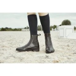 Dublin Women's Evolution Double Zip Front Paddock Boots - Black -Horse Rider Wear 308273 800 800