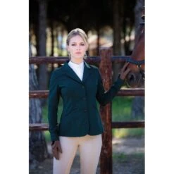 Horseware Women's Competition Jacket - Forest Green -Horse Rider Wear 313410 800 800