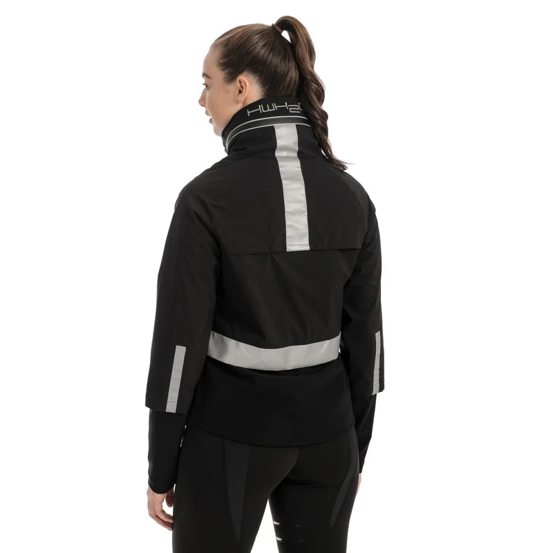 Horseware Women's Reflective H2O Jacket - Black H2O 4 Horseware Women's Reflective H2O Jacket - Black H2O - Image 4