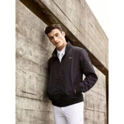 Alessandro Albanese Men's Packable Light Jacket - Black -Horse Rider Wear 315401 800 800