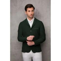 Alessandro Albanese Men's Motion Lite Competition Jacket - Hunter Green -Horse Rider Wear 319065 800 800