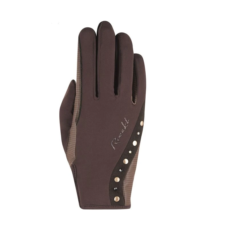 Roeckl Women's Jardy Winter Gloves - Mocha 2 Roeckl Women's Jardy Winter Gloves - Mocha - Image 2