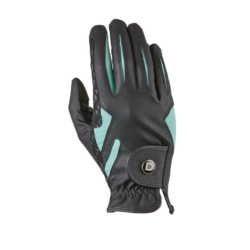 Dublin Cool-It Gel Riding Glove - Black/Teal 1 Dublin Cool-It Gel Riding Glove - Black/Teal
