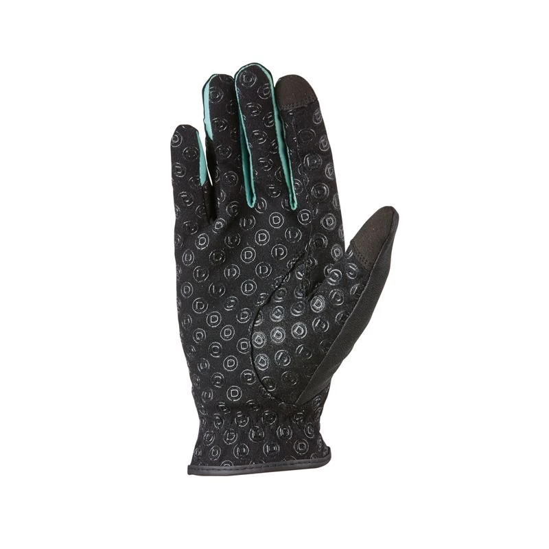 Dublin Cool-It Gel Riding Glove - Black/Teal 2 Dublin Cool-It Gel Riding Glove - Black/Teal - Image 2
