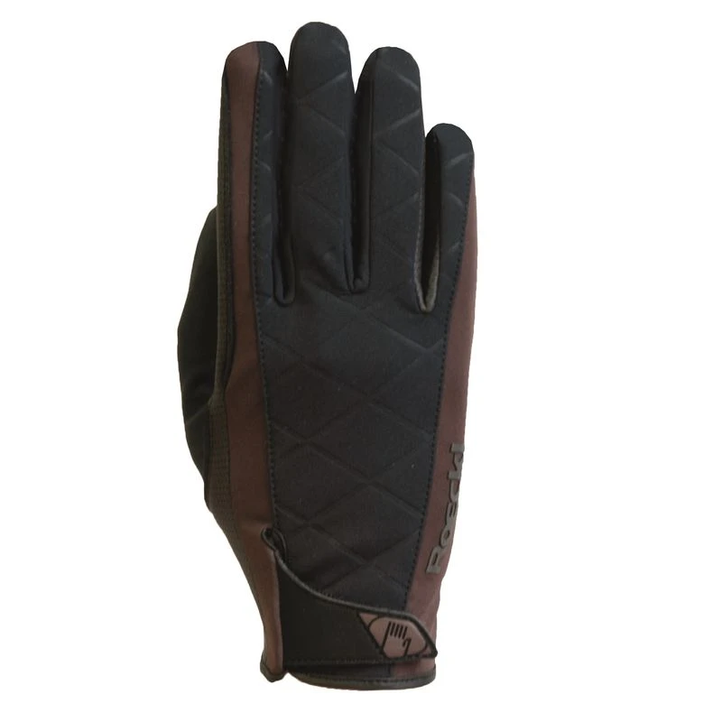 Roeckl Wattens Winter Riding Gloves - Black/Mocha 1 Roeckl Wattens Winter Riding Gloves - Black/Mocha