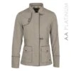 Alessandro Albanese Women's Imperia Waterproof Jacket - Taupe