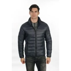 Horseware Men's Light Padded No Logo Jacket - Black -Horse Rider Wear 351826 800 800