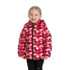 Horseware Kids' Quilted Jacket - Horse Camo Print