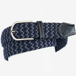 Ovation Women's Braided Stretch Belt - Black/Grey