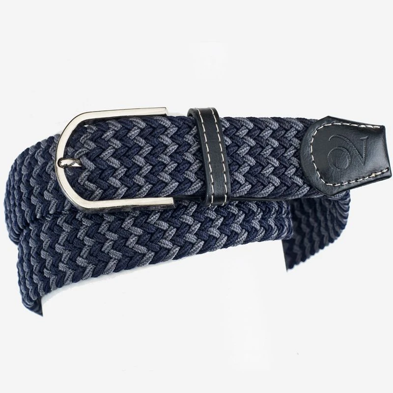 Ovation Women's Braided Stretch Belt - Black/Grey 1 Ovation Women's Braided Stretch Belt - Black/Grey