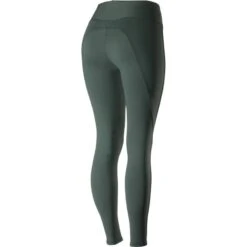 Horze Women's Juliet HyPer Flex Knee Patch Tights - Midnight Green -Horse Rider Wear 361797 800 800