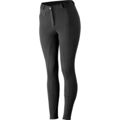 Horze Women's Active Full Seat Breeches - Black -Horse Rider Wear 374955 800 800