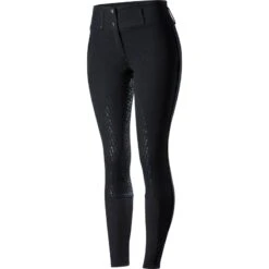 Horze Women's Daniela Full Seat Breeches - Black -Horse Rider Wear 380099 800 800