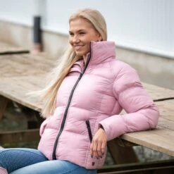 Horze Women's Rianna Puffy Winter Jacket - Zephyr -Horse Rider Wear 381067 800 800