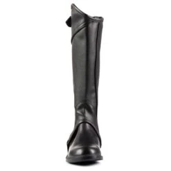 Horze Kids' Soft Leather Half Chaps - Black 7 Horze Kids' Soft Leather Half Chaps - Black -Horse Rider Wear 388266 800 800