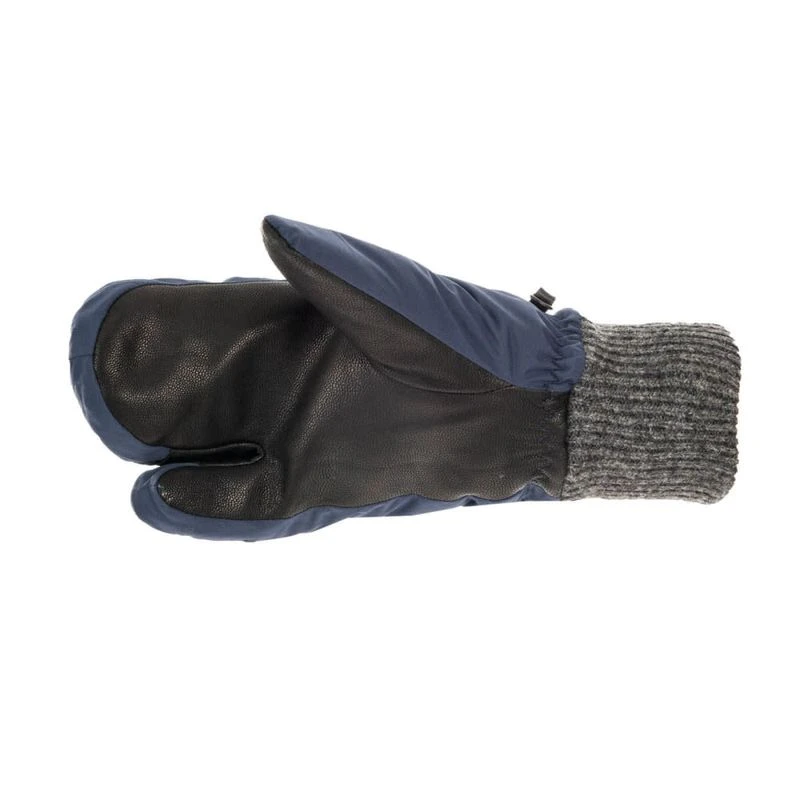 Horze Padded Three Finger Winter Mittens - Peacoat Dark Blue 2 Horze Padded Three Finger Winter Mittens - Peacoat Dark Blue - Image 2