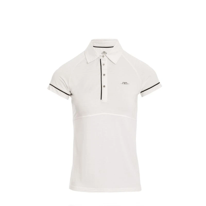 Horseware Women's Tonara Classic Bamboo Polo - White 1 Horseware Women's Tonara Classic Bamboo Polo - White