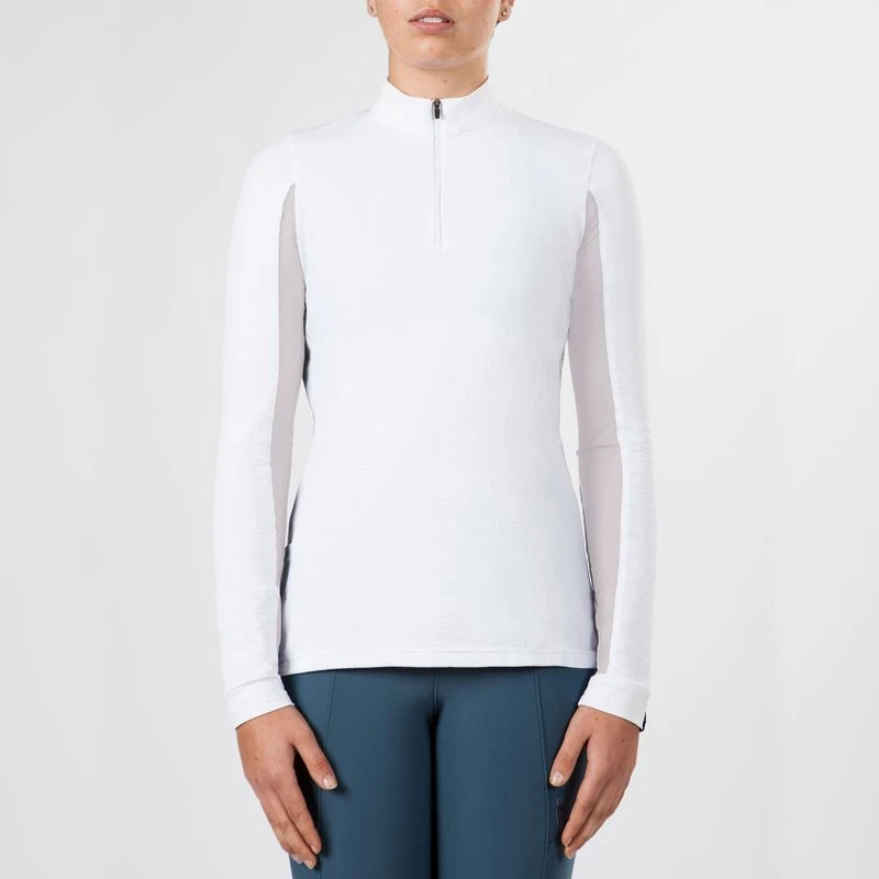 Irideon Women's CoolDown IceFil Long Sleeve Jersey - White 1 Irideon Women's CoolDown IceFil Long Sleeve Jersey - White