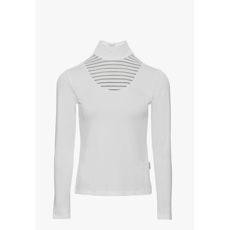Horseware Women's Lisa Technical Long Sleeve Competition Shirt - White 5 Horseware Women's Lisa Technical Long Sleeve Competition Shirt - White - Image 5