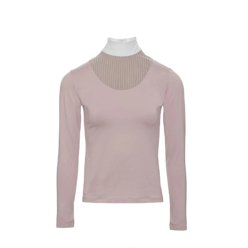 Horseware Women's Lisa Technical Long Sleeve Competition Shirt - Blush 2 Horseware Women's Lisa Technical Long Sleeve Competition Shirt - Blush - Image 2