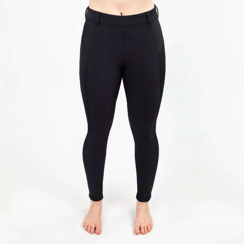 Irideon Women's Thermasoft Full Seat Breeches - Black 4 Irideon Women's Thermasoft Full Seat Breeches - Black - Image 4