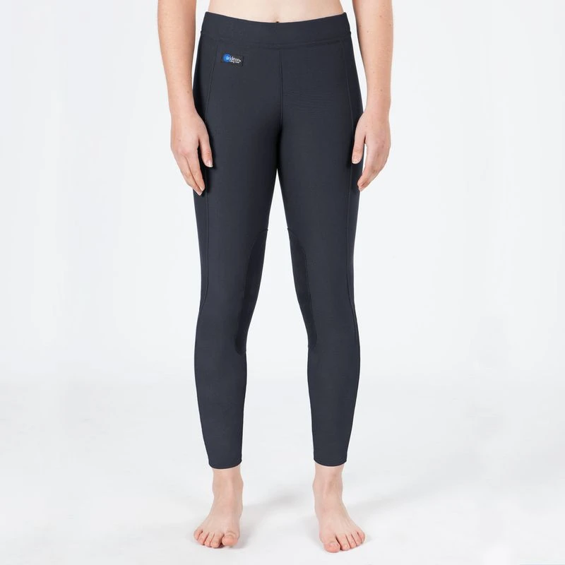 Irideon Kids' Power Stretch Knee Patch Tights - Graphite 2 Irideon Kids' Power Stretch Knee Patch Tights - Graphite - Image 2