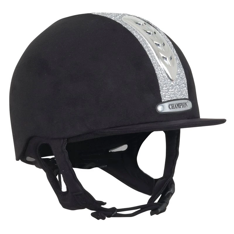Champion X-Air Dazzle Plus Helmet - Black/Silver Sparkle 1 Champion X-Air Dazzle Plus Helmet - Black/Silver Sparkle
