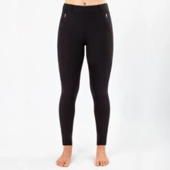 Irideon Kids' Issential Capriole Knee Patch Tights - Black