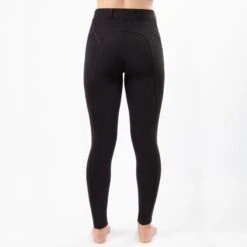 Irideon Kids' Issential Capriole Knee Patch Tights - Black -Horse Rider Wear 405499 800 800