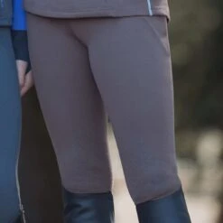 Irideon Kids' Himalayer Capriole Knee Patch Tights - Dark Taupe -Horse Rider Wear 408088 800 800