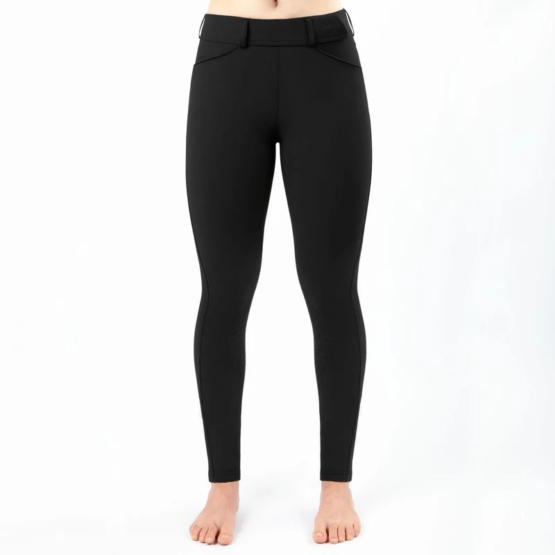 Irideon Kids' Cadence Elite Rival Knee Patch Breeches - Black 1 Irideon Kids' Cadence Elite Rival Knee Patch Breeches - Black