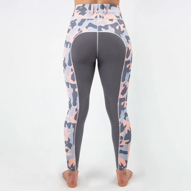 Irideon Kids' Horsehead Camo Tights - Radiant Peach 4 Irideon Kids' Horsehead Camo Tights - Radiant Peach - Image 4