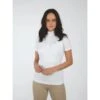 Shires Aubrion Women's Highgate Short Sleeve 1/4 Zip Shirt - White
