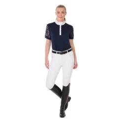 Ovation Women's Elegance Lace Show Shirt - Navy 7 Ovation Women's Elegance Lace Show Shirt - Navy -Horse Rider Wear 421279 800 800