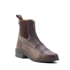 Ovation Women's Tuscany Zip Front Paddock Boot - Brown