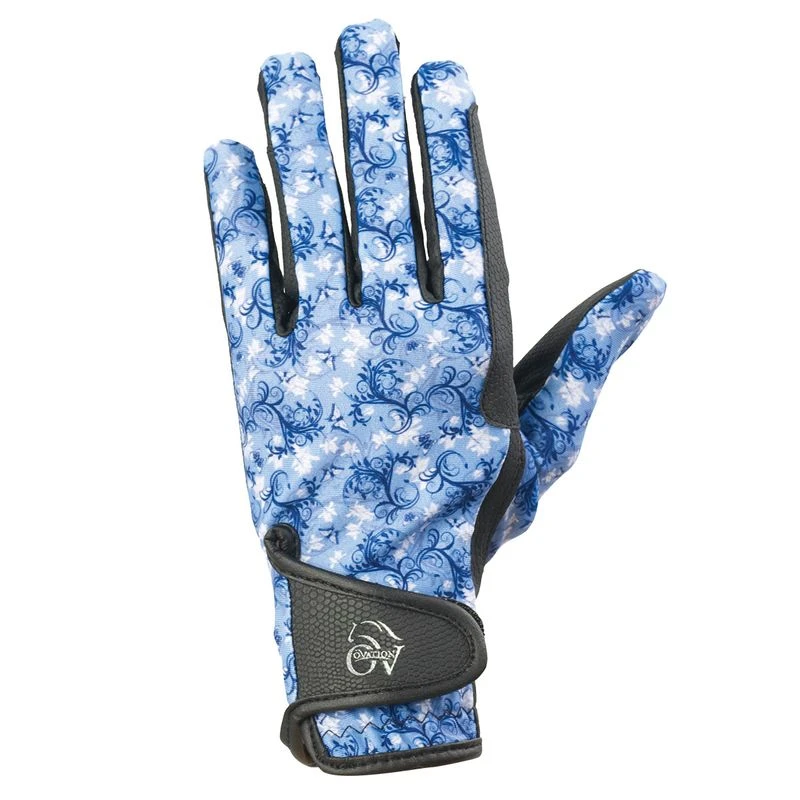 Ovation PerformerZ Gloves - C1919 Secret Garden Blue 1 Ovation PerformerZ Gloves - C1919 Secret Garden Blue