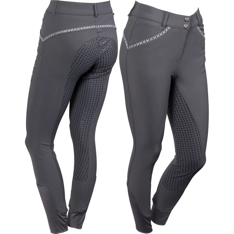 Catago Women's Emily Full Seat Breech - Grey 1 Catago Women's Emily Full Seat Breech - Grey