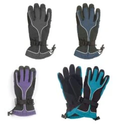 Ovation Extremer Winter H2O Glove - Purple/Black -Horse Rider Wear 440652 800 800