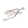 Korsteel Stainless Steel 30mm Pow Rowel Spurs 1 1/4" Neck