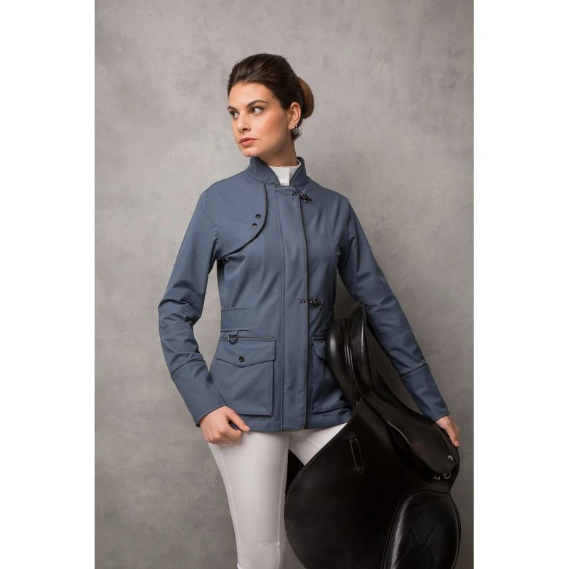 Alessandro Albanese Women's Imperia Waterproof Jacket - Aviation Blue 3 Alessandro Albanese Women's Imperia Waterproof Jacket - Aviation Blue - Image 3