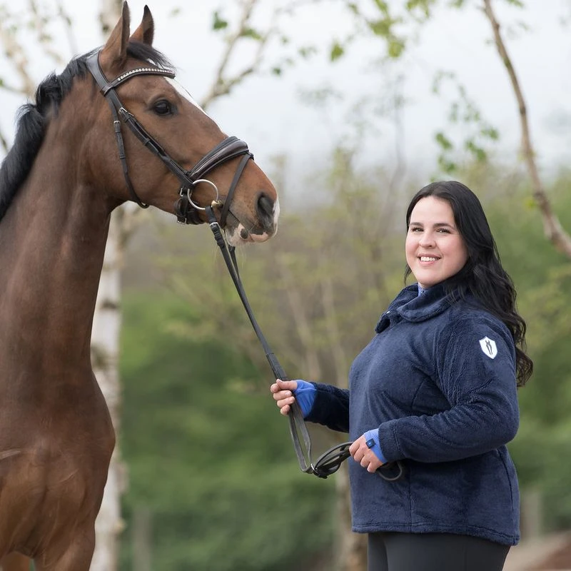 Irideon Women's Luxen Half Snap Top - Denim 4 Irideon Women's Luxen Half Snap Top - Denim - Image 4