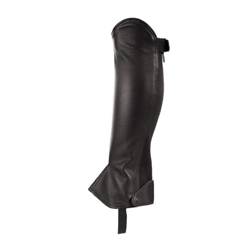 Horze Classic Leather Half Chaps - Black 1 Horze Classic Leather Half Chaps - Black