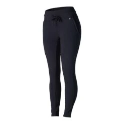 Horze Women's Elinor Cotton Stretch Riding Tights - Dark Navy -Horse Rider Wear 452088 800 800