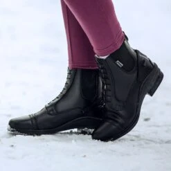 Horze Women's Kilkenny Lux Winter Paddock Boots - Black 9 Horze Women's Kilkenny Lux Winter Paddock Boots - Black -Horse Rider Wear 453927 800 800