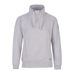 Horze Women's Elinor Turtle Neck Sweatshirt - Ash Gray