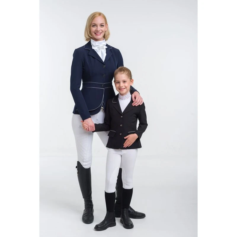 Cavalliera Kids' Crystal Purity Show Jacket - Black 3 Cavalliera Kids' Crystal Purity Show Jacket - Black - Image 3