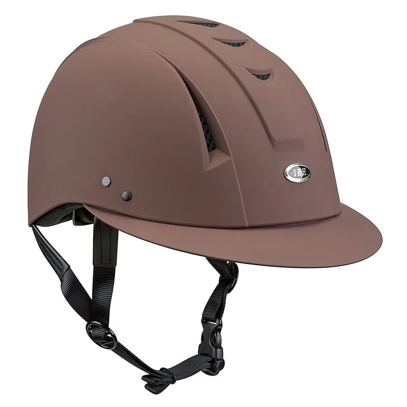 IRH EQUI-PRO Helmet W/Sun Visor - Matte Brown 1 IRH EQUI-PRO Helmet W/Sun Visor - Matte Brown