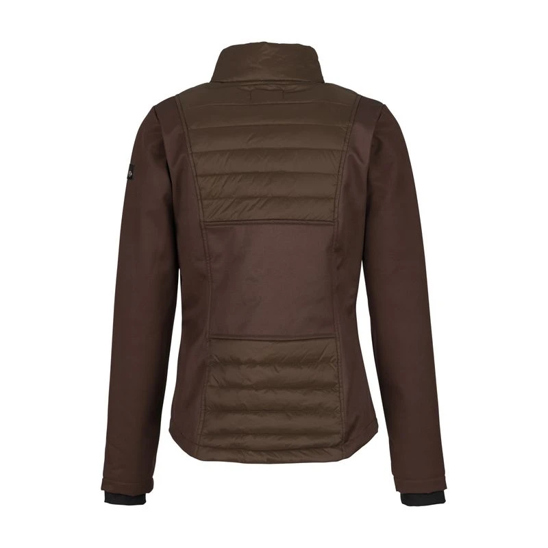 Horze Women's Maeve Softshell Hybrid Jacket - Chocolate Chip Brown 4 Horze Women's Maeve Softshell Hybrid Jacket - Chocolate Chip Brown - Image 4