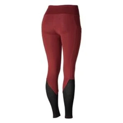 Horze Women's Gwen Full Seat Leggings W/Mesh - Dark Red -Horse Rider Wear 476456 800 800