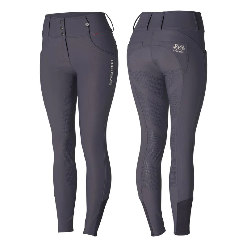 B Vertigo Women's Dianne Thermo Full Seat Breeches - Periscope Dark Grey 1 B Vertigo Women's Dianne Thermo Full Seat Breeches - Periscope Dark Grey